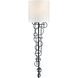 John 1 Light 8.25 inch Coal Wall Sconce Wall Light