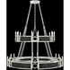 Mirage 24 Light 50 inch Silver Chandelier Ceiling Light