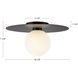 Elixir LED 14.13 inch Black Flush Mount Ceiling Light