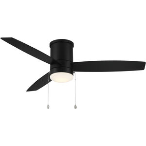 Atlantis 52 inch Matte Black Flush Mount Ceiling Fans, WAC Fans Limited