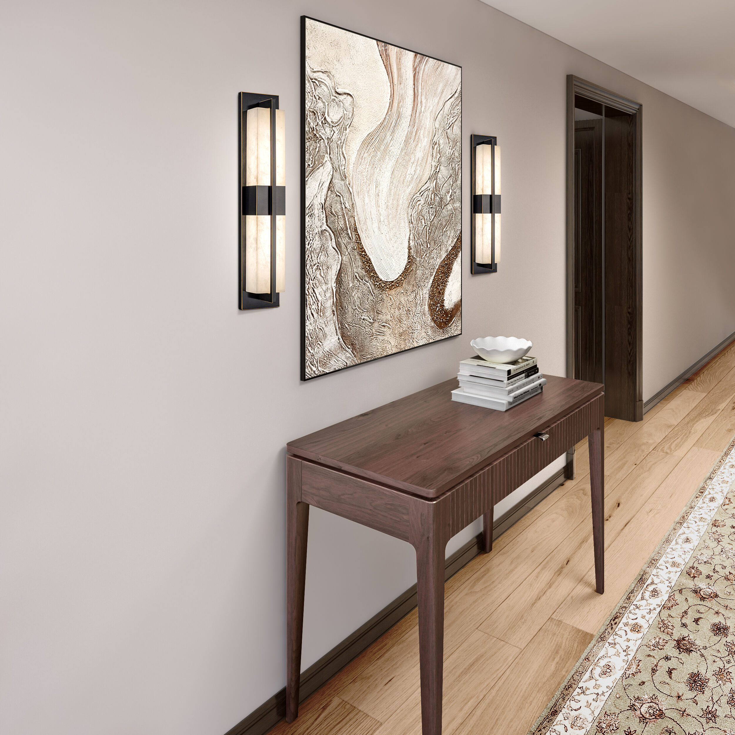 Briana Wall Sconce Wall Light in Bronze