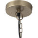 Maverick 2 Light 39 inch Antique Brass Pendant Ceiling Light