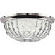 Genoa LED 12 inch Polished Chrome Flush Mount Ceiling Light, Schonbek Signature