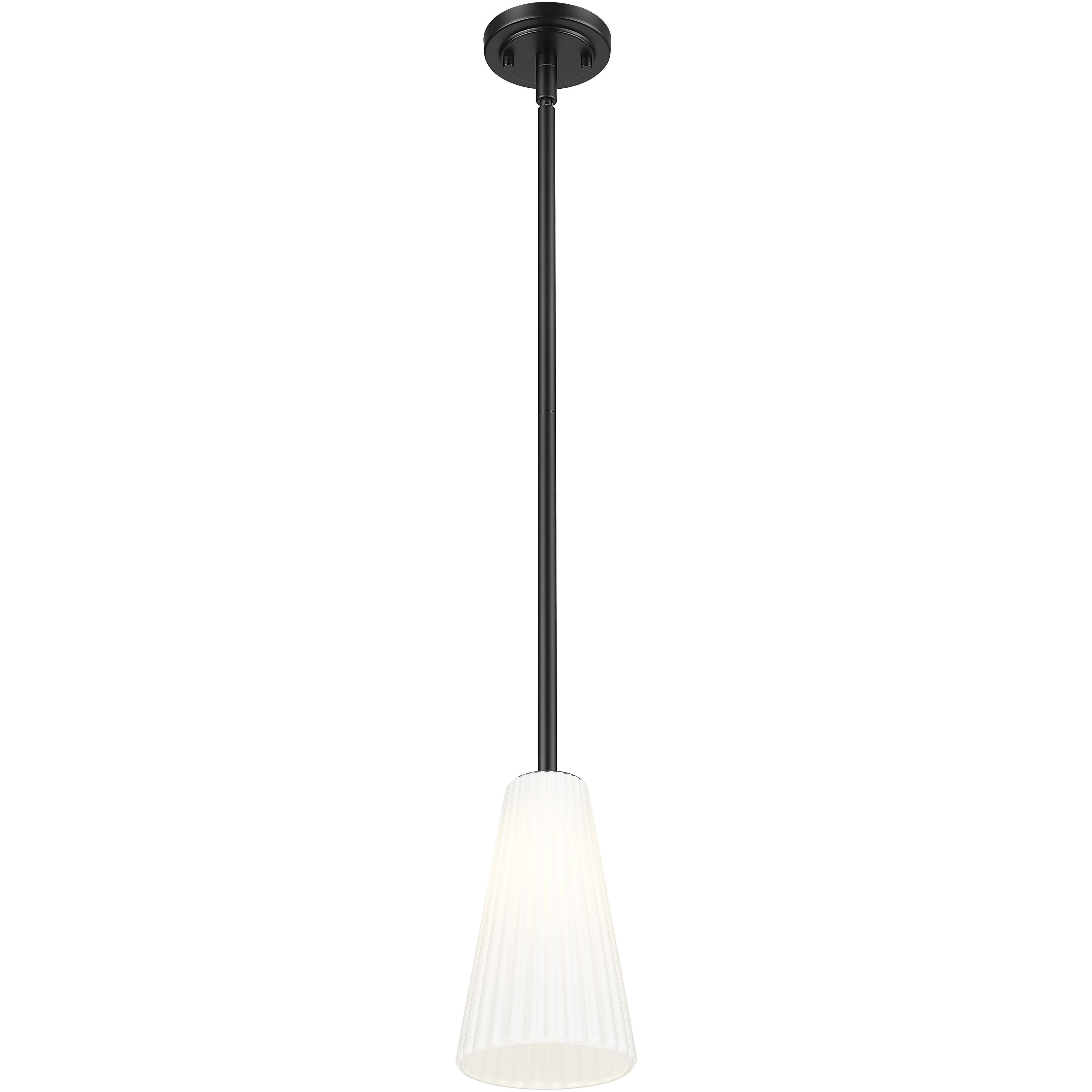 Farrell 1 Light 6 inch Matte Black Pendant Ceiling Light