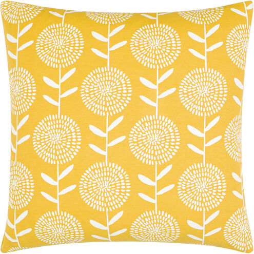 Lachen 20 inch Saffron Pillow Kit in 20 x 20, Square