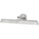 Arti 7.25 inch 10.00 watt Polished Antique Nickel Adjustable Wall Light, Large