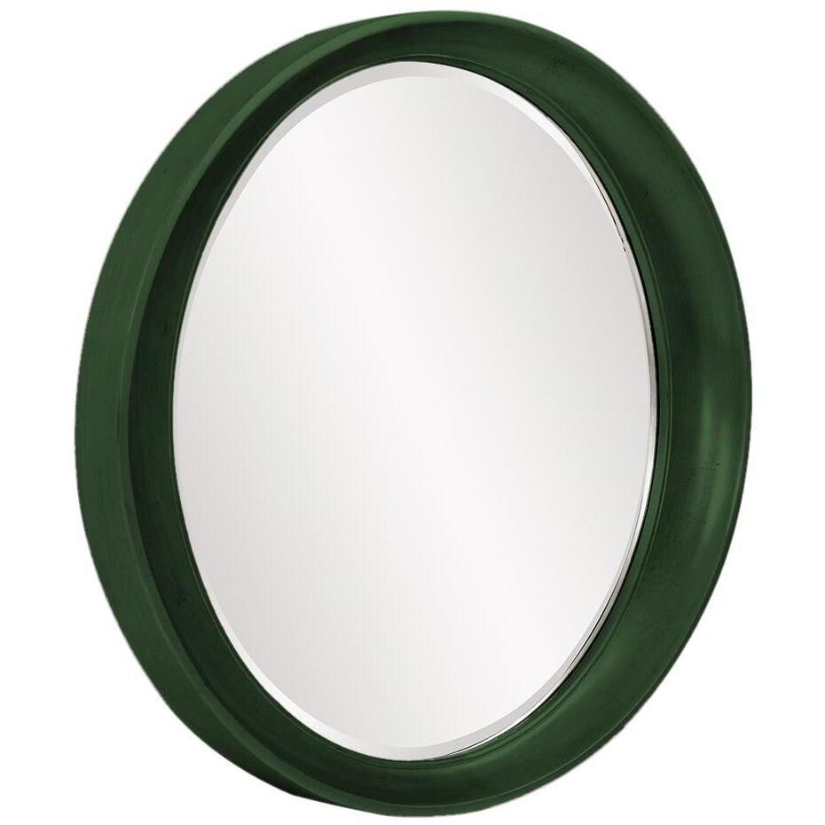 Ellipse 39 X 35 inch Hunter Green Mirror