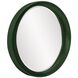 Ellipse 39 X 35 inch Hunter Green Mirror