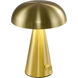 Canada 8.3 inch 40 watt Satin Brass Table Lamp Portable Light