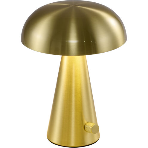 Canada 8.3 inch 40 watt Satin Brass Table Lamp Portable Light