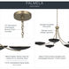 Palmela 5 Light Champagne Bronze Chandelier Ceiling Light
