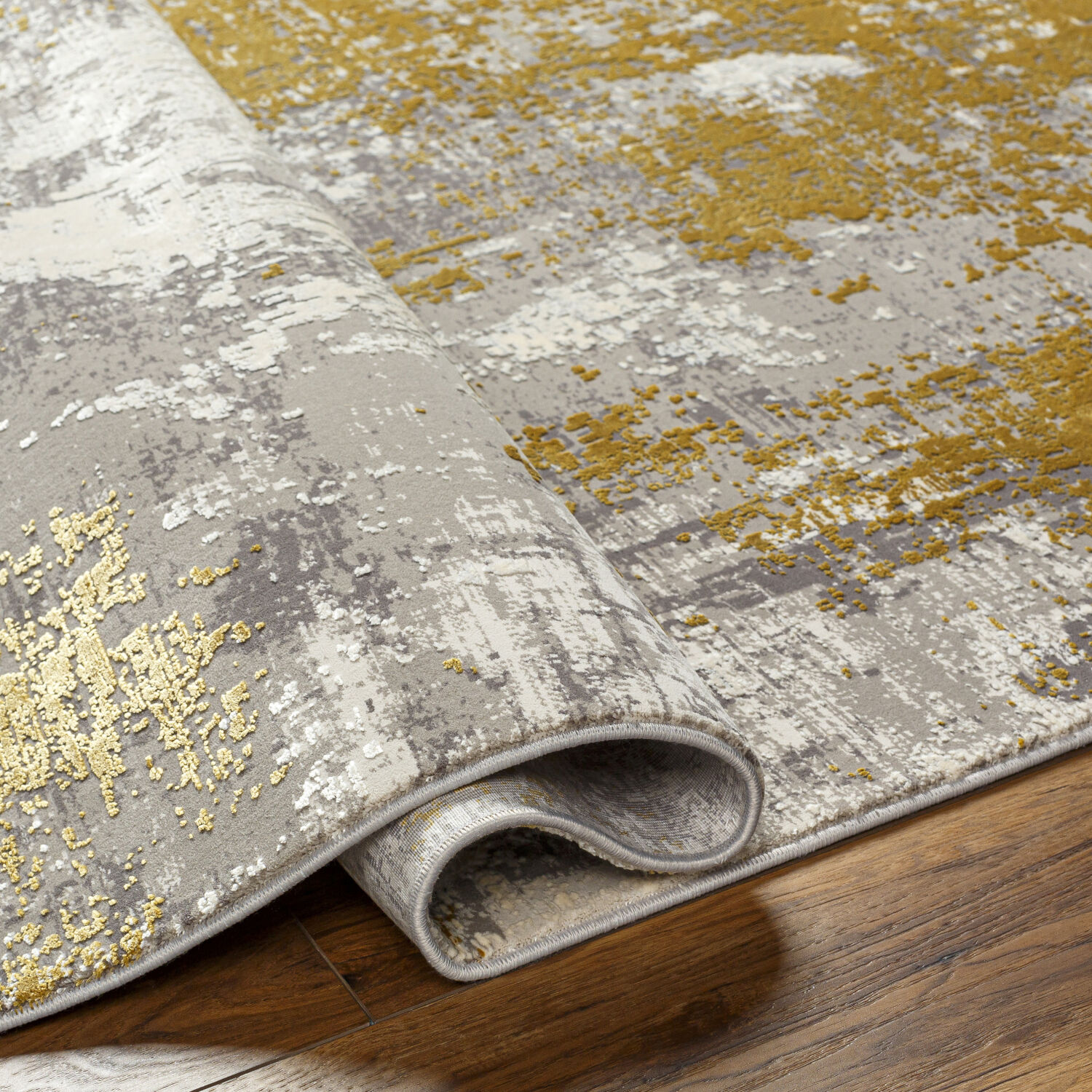 Solar 134 X 90 inch Medium Brown Rug, Rectangle