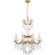 La Scala 8 Light 25 inch French Gold Chandelier Ceiling Light in Heritage, French Gold Cast