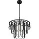 Melody 1 Light 24 inch Flat Black Pendant Ceiling Light
