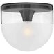 Beck 9 inch Black Indoor Flush Mount Ceiling Light