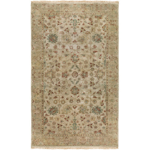 Temptress 96 X 60 inch Light Gray, Taupe, Aqua, Blush, Olive Rug