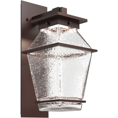 Landmark LED Statuary Bronze Outdoor Sconce in 3000K LED, Arm