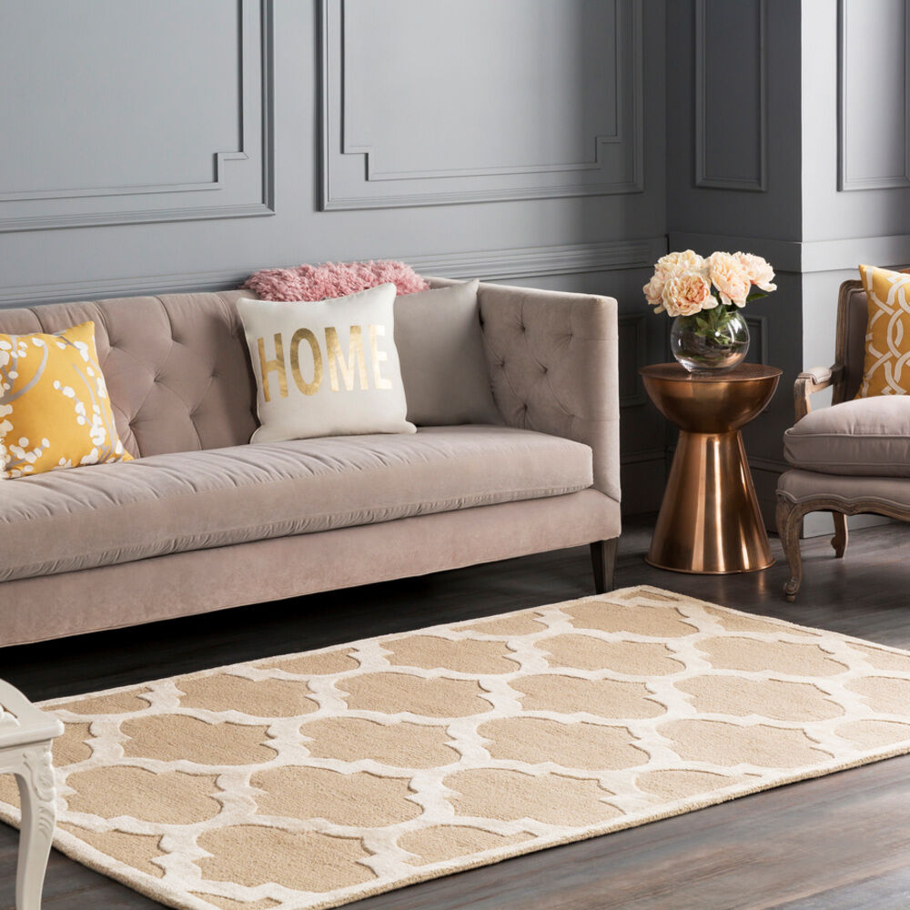 Arise 120 X 27 inch Khaki/Beige Rugs, Runner