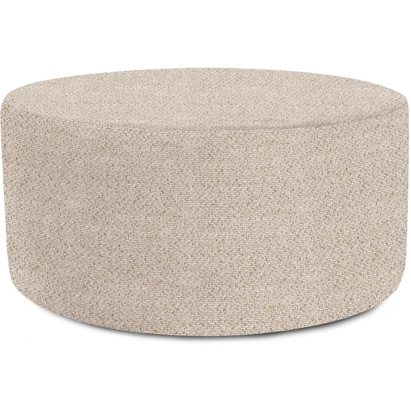 Panama Universal 18 inch Sand 36 Round Ottoman