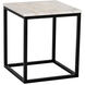 Manning 18 X 16.5 inch Matte Black Side Table, Small