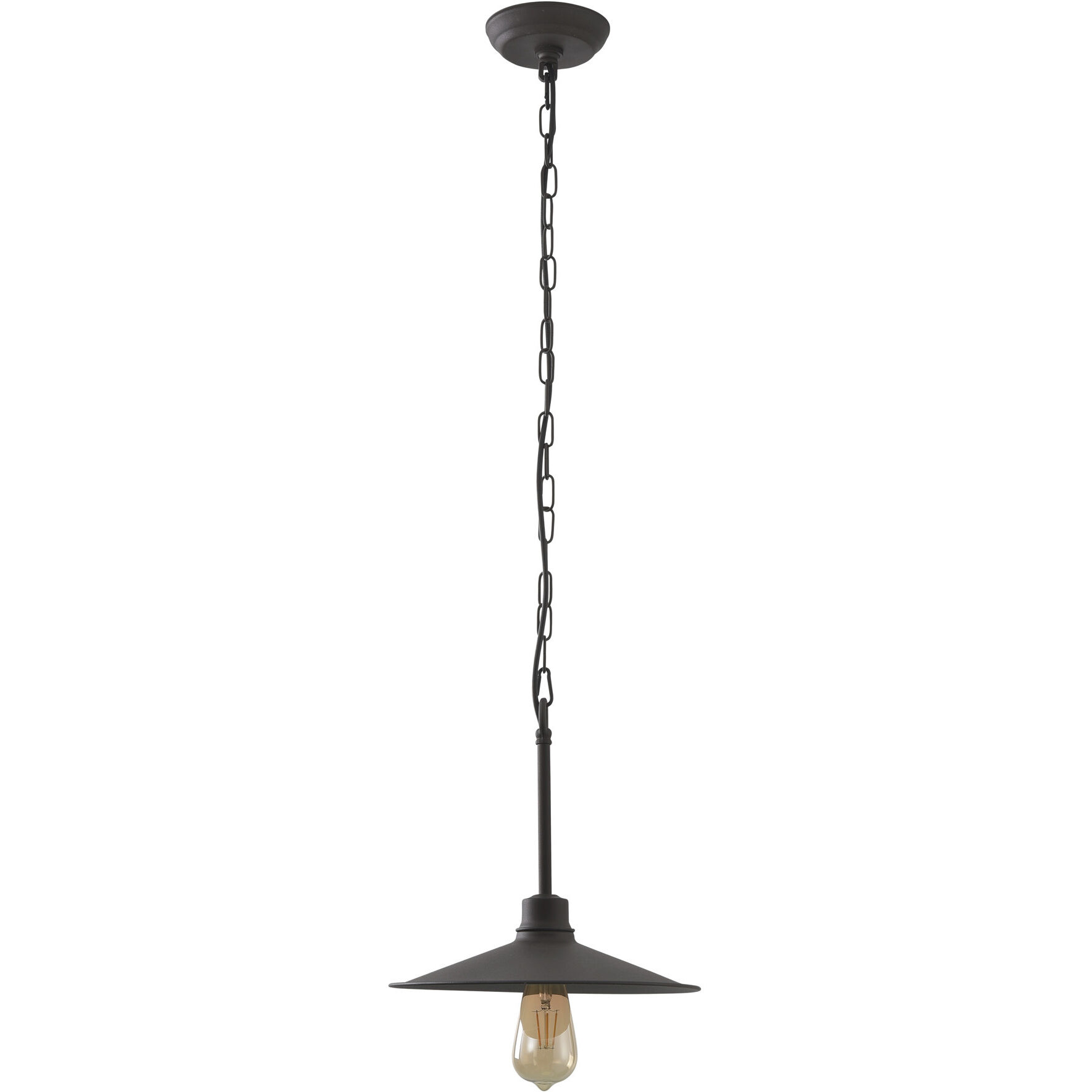 Clayton 1 Light 12 inch Dark Coffee Pendant Ceiling Light