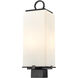Sana 2 Light 20 inch Black Outdoor Post Mount Fixture