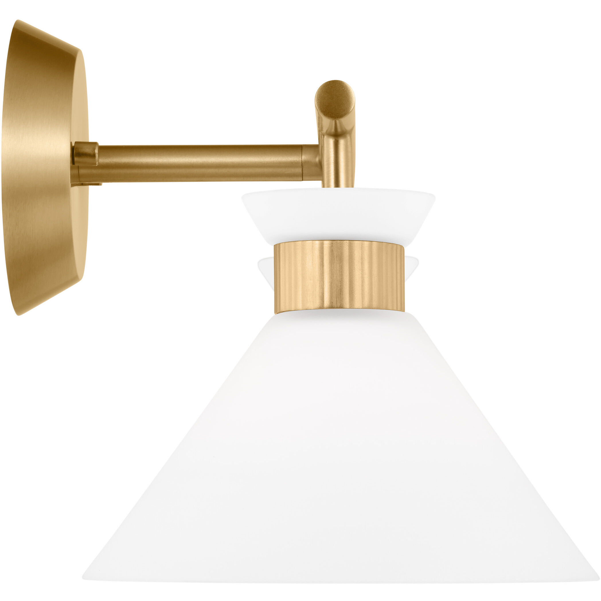 Drew & Jonathan Belcarra 2 Light 17.25 inch Satin Brass Wall Bath Fixture Wall Light