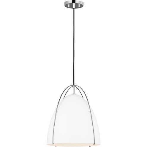 Sean Lavin Norman 1 Light 13.38 inch Chrome Pendant Ceiling Light