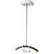 Arc LED 5.5 inch Chrome Pendant Ceiling Light