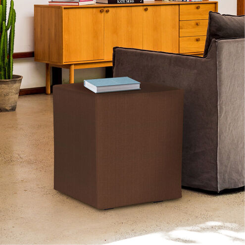 Universal Sterling Chocolate Cube Ottoman Replacement Slipcover, Ottoman Not Included