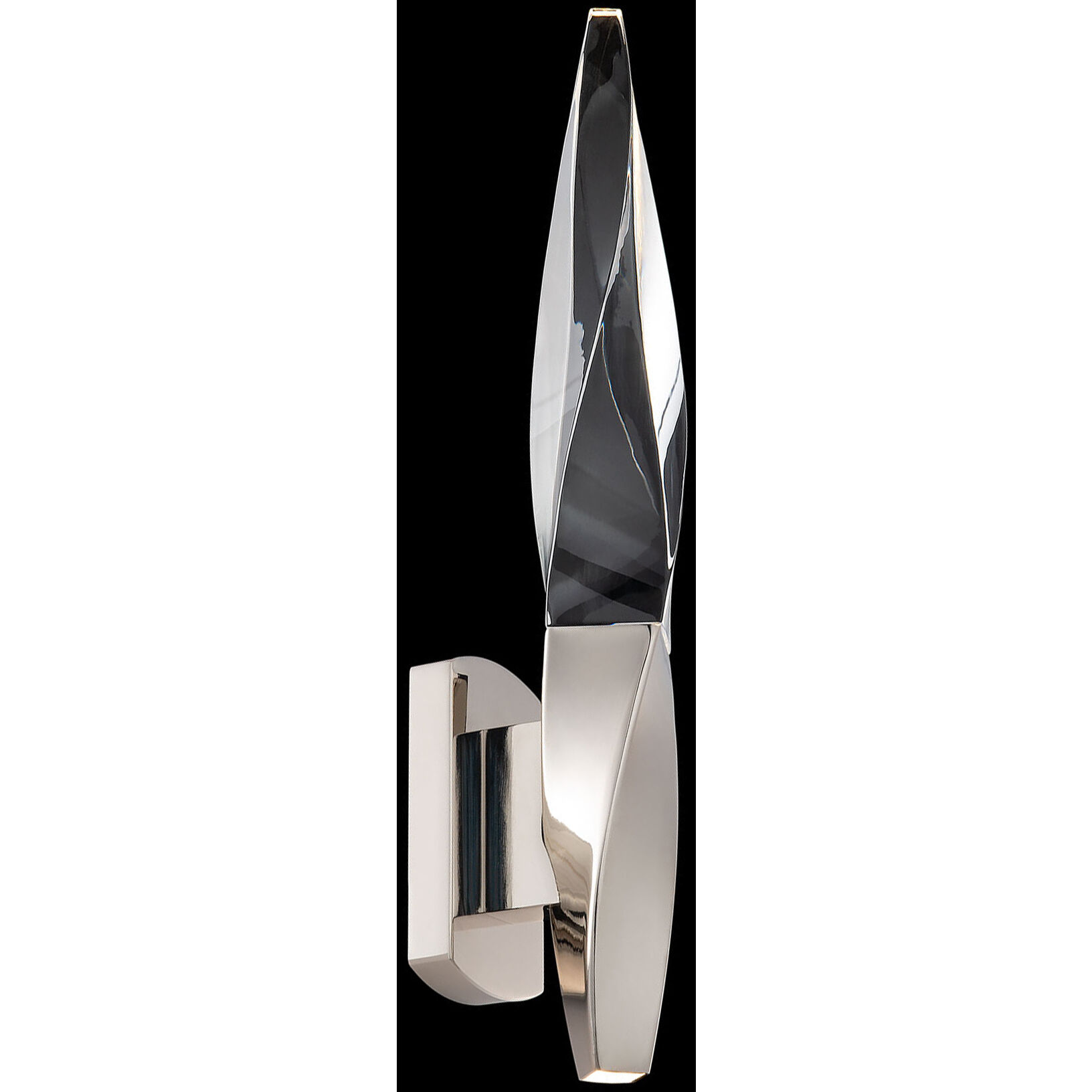 Kindjal LED 4 inch Polished Nickel ADA Wall Sconce Wall Light, Beyond