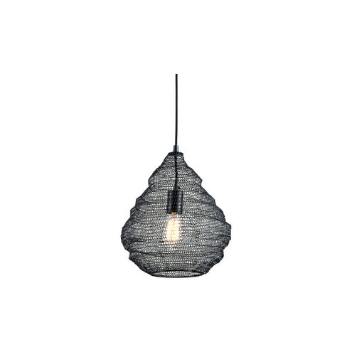 Greenfield Ave 1 Light 14 inch Black Pendant Ceiling Light