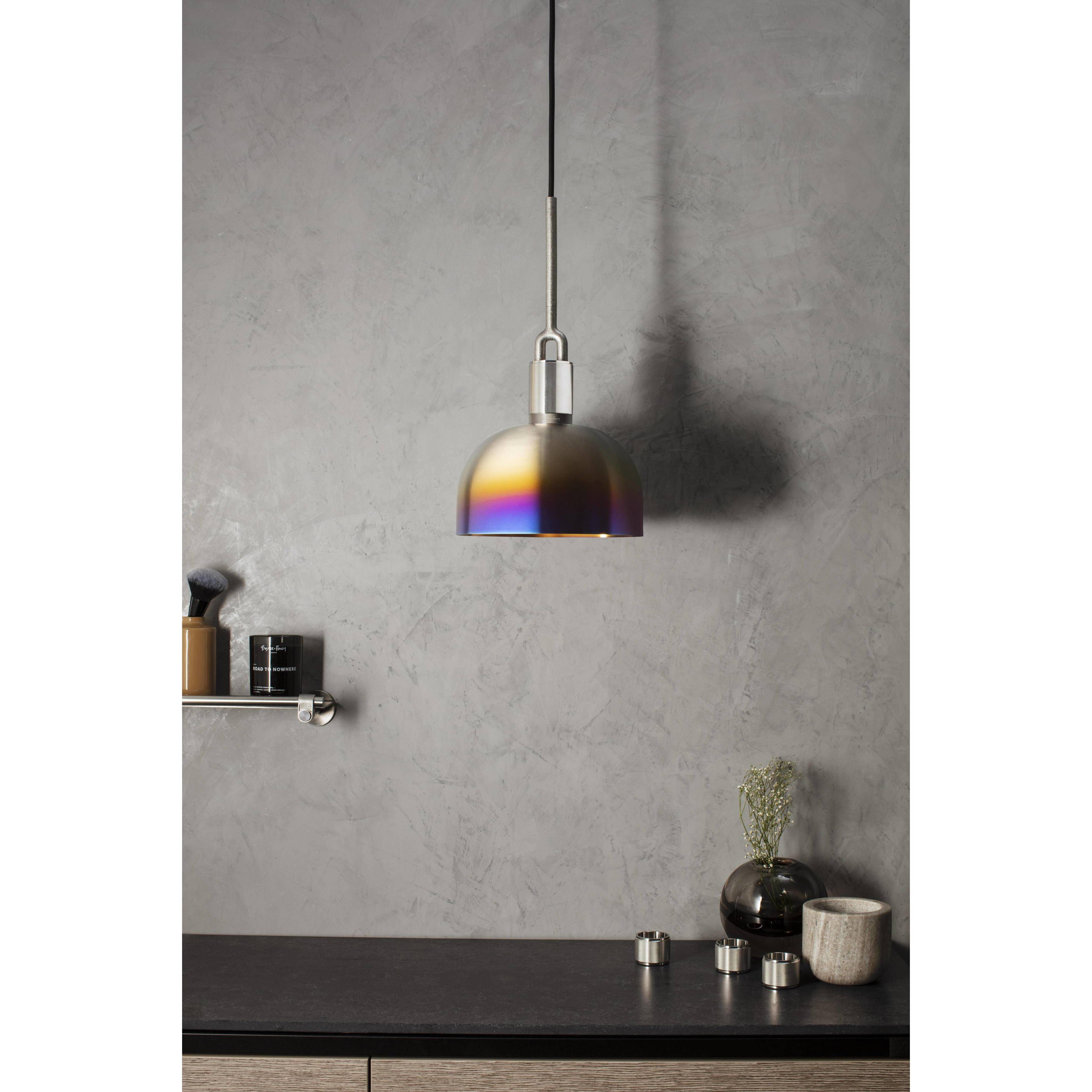 Forked LED 13.39 inch Burnt Steel Pendant Ceiling Light