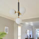 Brielle 4 Light 21 inch Aged Brass Pendant Ceiling Light
