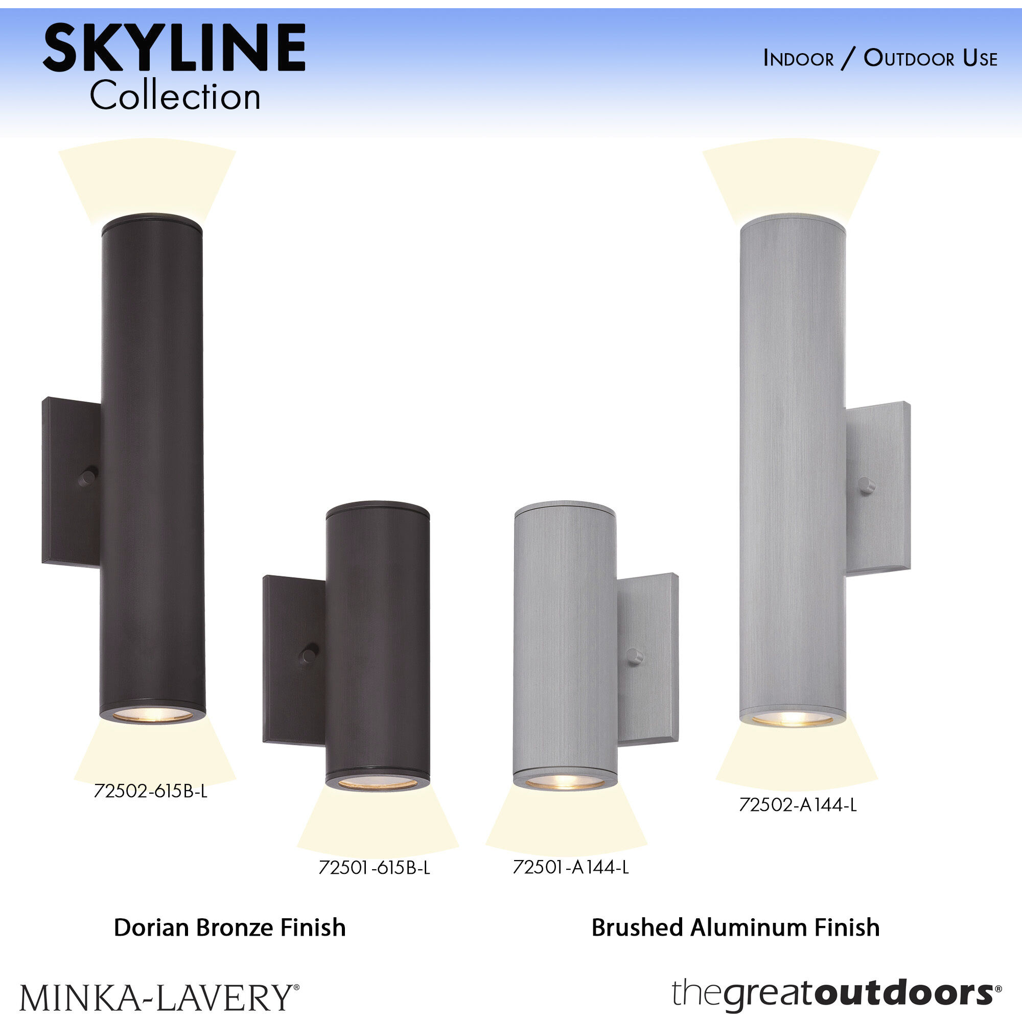 Minka-Lavery Skyline Outdoor Wall Mount - Thumbnail 4
