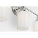 C&M by Chapman & Myers Ashford 3 Light 23.75 inch Polished Nickel Bath Vanity Wall Light
