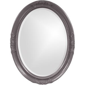Queen Ann 33 X 25 inch Glossy Charcoal Wall Mirror