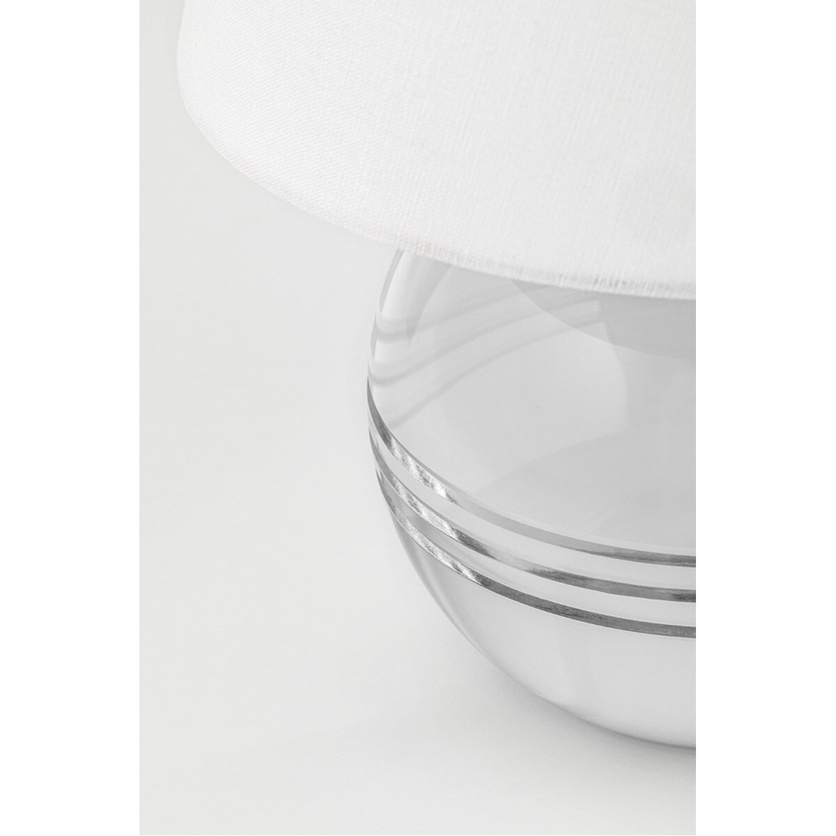 Nicole 13 inch 60 watt Polished Nickel Table Lamp Portable Light