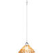 Eternity Jewelry LED 6 inch Chrome Pendant Ceiling Light in Quick Connect