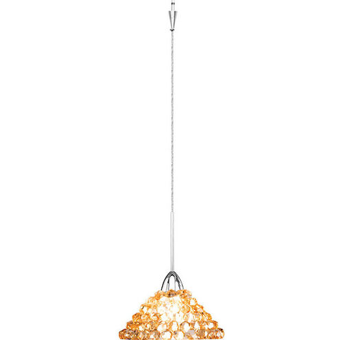Eternity Jewelry LED 6 inch Chrome Pendant Ceiling Light in Quick Connect