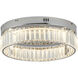 Canada LED 15.75 inch Chrome LED Flush Mount Ceiling Light