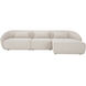 Amelia White Modular Right Sectional, Lounge
