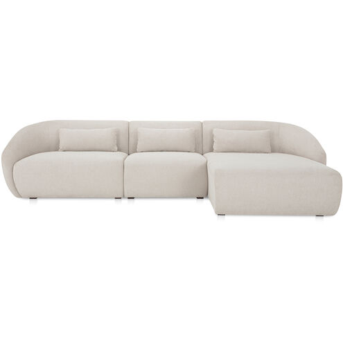 Amelia White Modular Right Sectional, Lounge