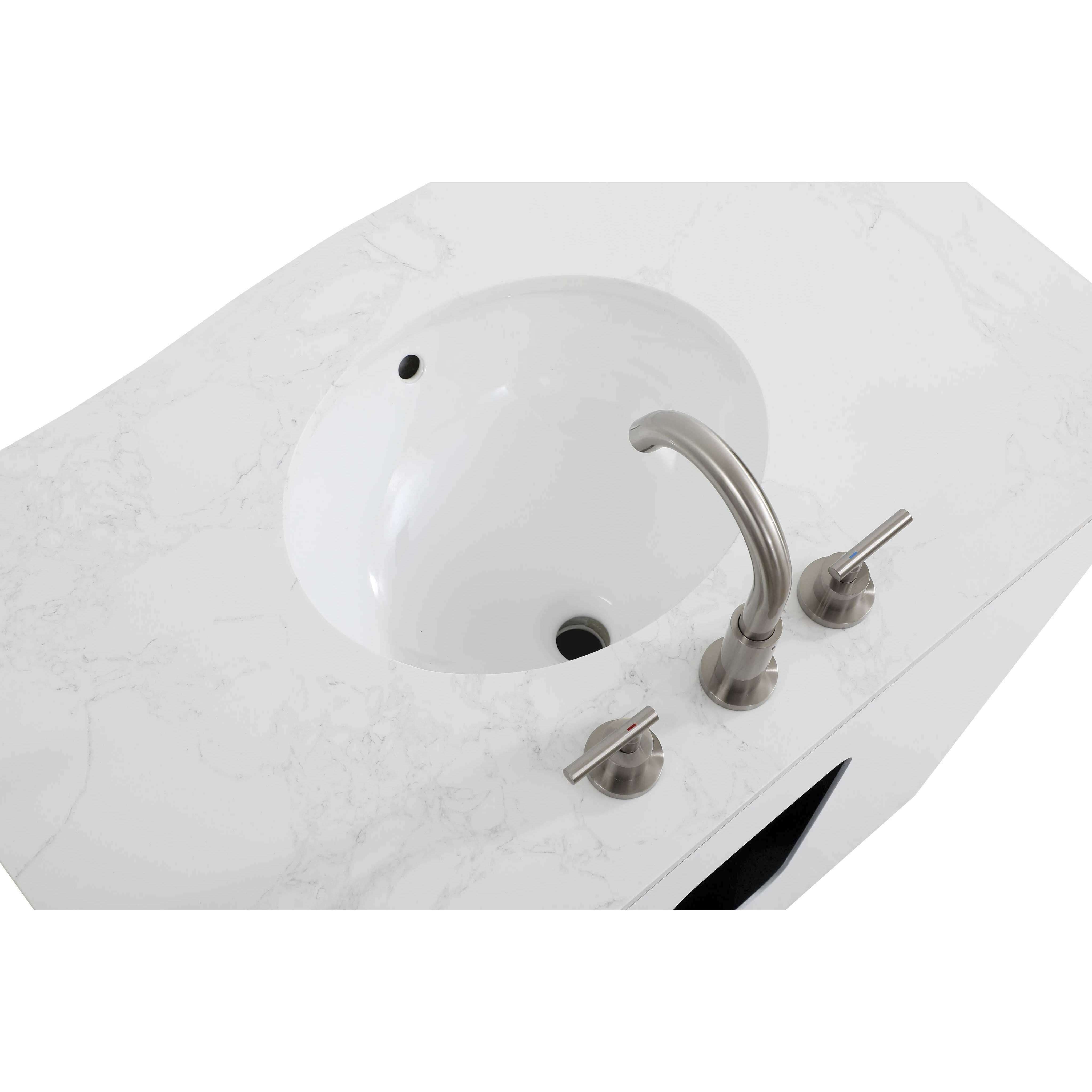 Knox 30 X 34 inch White Bathroom Vanity Cabinet