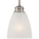 Haven 1 Light 4.75 inch Satin Pewter Mini Pendant Ceiling Light