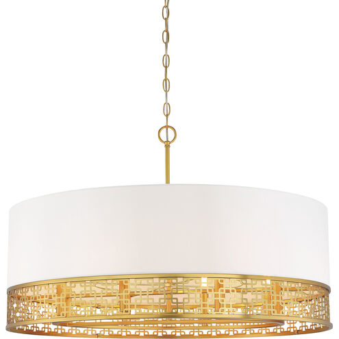 Blairmoor 8 Light 33.5 inch Honey Gold Pendant Ceiling Light