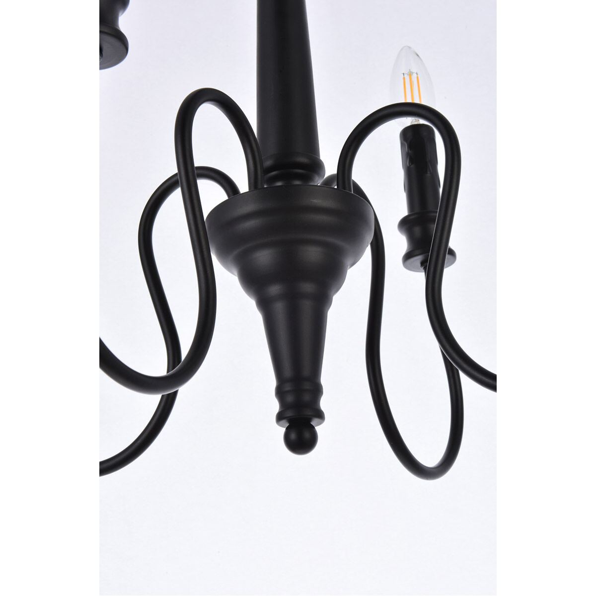 Flynx 4 Light 17 inch Black Pendant Ceiling Light