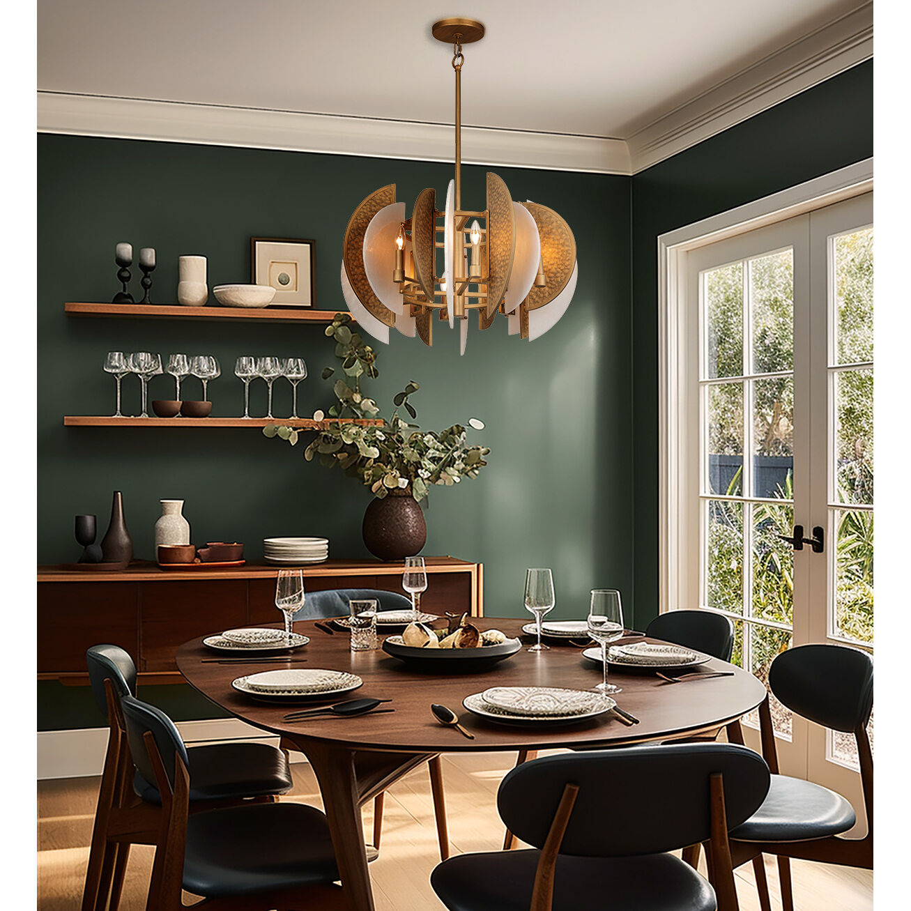 Saint Martin 8 Light 28 inch Ashen Gold Chandelier Ceiling Light