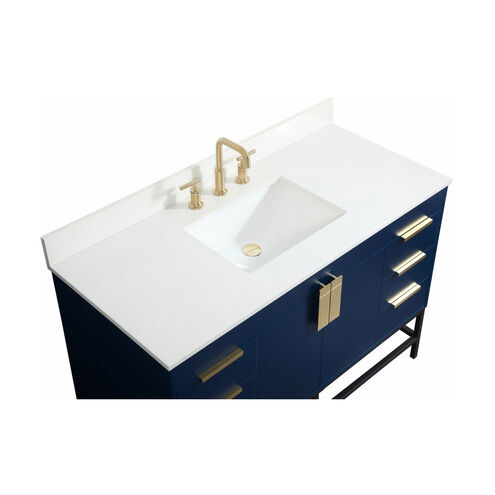 Eugene 48 X 22 X 34 inch Blue Vanity Sink Set