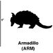 Armadillo Copper Cookie Cutter